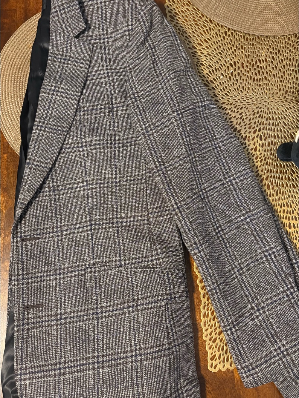 rag & bone Butler Check Wool Blazer - Picture 3 of 7
